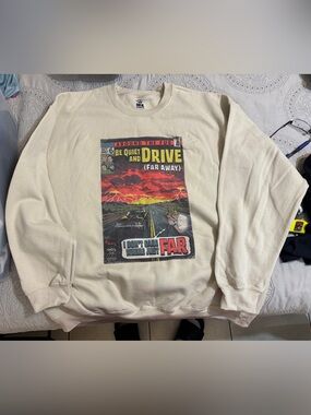 Brand New Rare Deftones Around The Fur Men’s XL Cream Colored Crewneck Sweater
